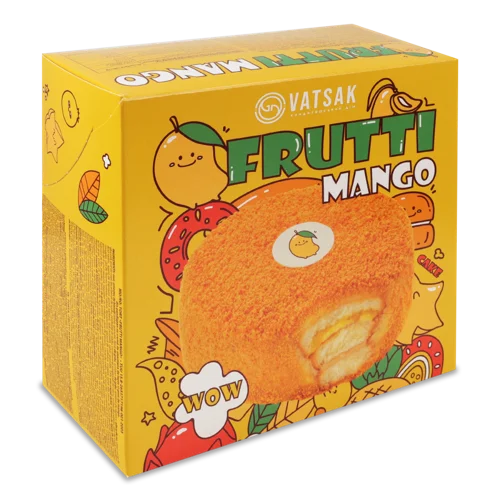 Торт Frutti Mango В/К Вищого Ґатунку, Картонна Упаковка 250г