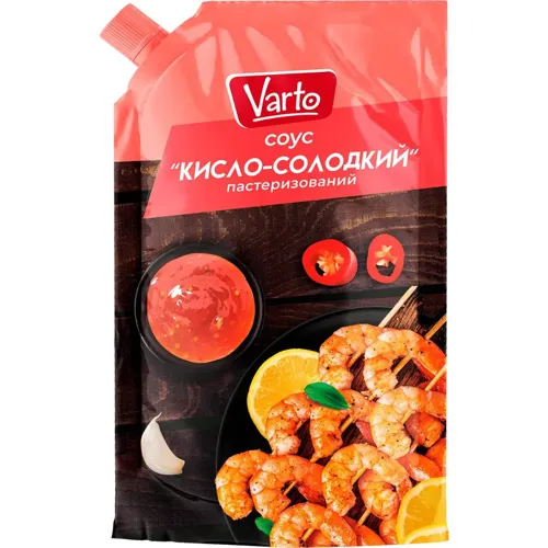 Соус Varto Кисло-солодкий пастеризований 180г