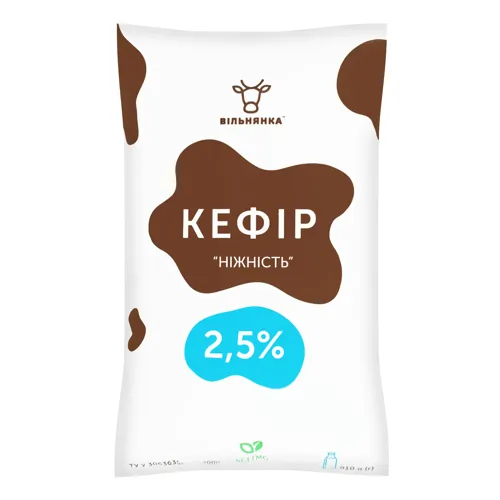 Кефір 2.5% Ніжність Вільнянка м/у 910г