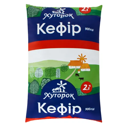 Кефір 2.5% Хуторок м/у 900г