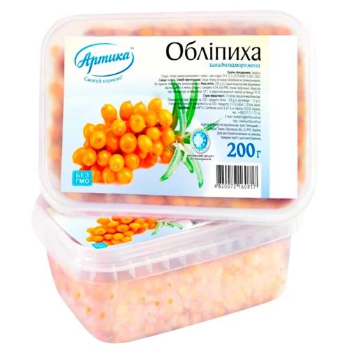 Обліпиха Артика швидкозаморожена 200г