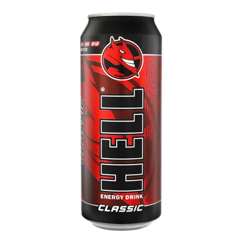 Напій безалкогольний енергетичний середньогазований Classic Hell з/б 500мл