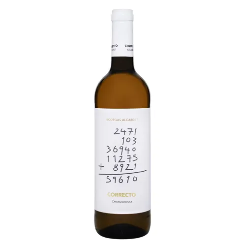 Вино Correcto Chardonnay біле сухе 12%, 0,75л