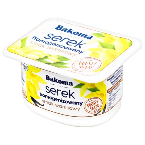 Сир Bakoma м`який з ваніллю 3% 135г