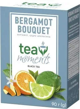 Чай черний Tea Moments Бергамот Букет з смаком Бергамота Листовий 90г