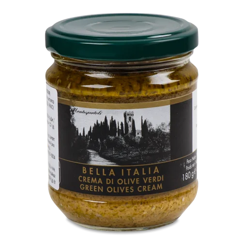 Паштет Вищого Ґатунку Bella Italia З Зелених Оливок, 100г