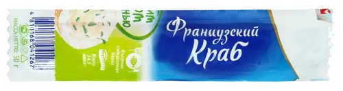Паличка крабова рол із м'яким сиром та зеленню Французький краб Санта Бремор в/у 50г