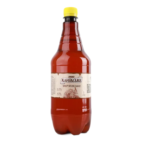 Пиво Нефільтроване Непастеризоване Фірзенське 4.5% п/пл, 1л