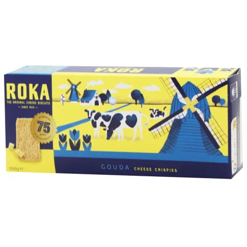 Печиво Roka Сирні палички з сиром гауда 100г