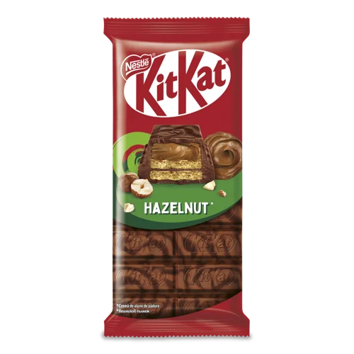 Шоколад Молочний І Чорний З Вафлею Та Начинкою Hazelnut Kit Kat, 99г