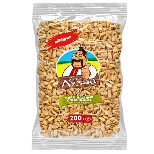Ядро насіння соняшника Дід Лузай смажене солоне 200г