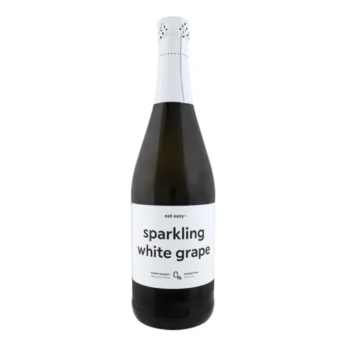 Напій безалкогольний слабогазований Sparkling White Grape Eat Easy 750мл