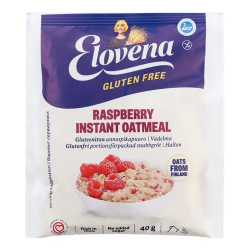 Каша вівсяна з малиною Elovena м/у 40г