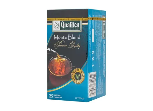 Чай чорний Qualitea Monte Blend 25шт*1,8г