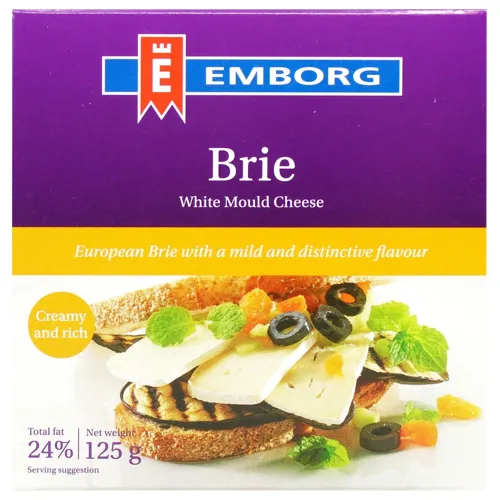 Сир Emborg Brie з пліснявою 50% 125г