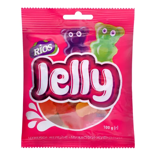 Цукерки желейні Rios Михасики-Жувасики м/уп 100г