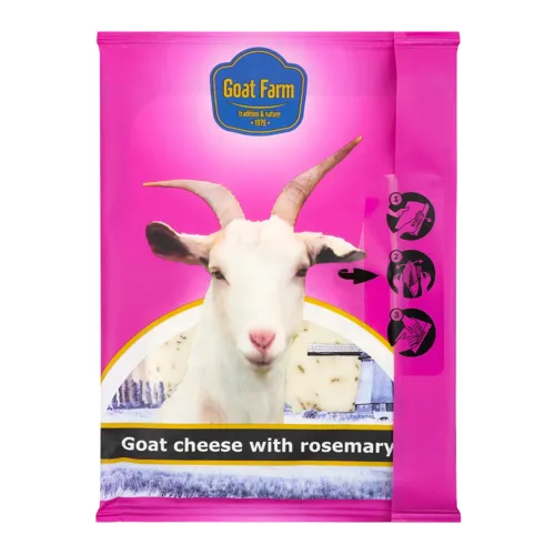 Сир 50% сичужний з козячого молока з розмарином Goat Farm м/у 100г
