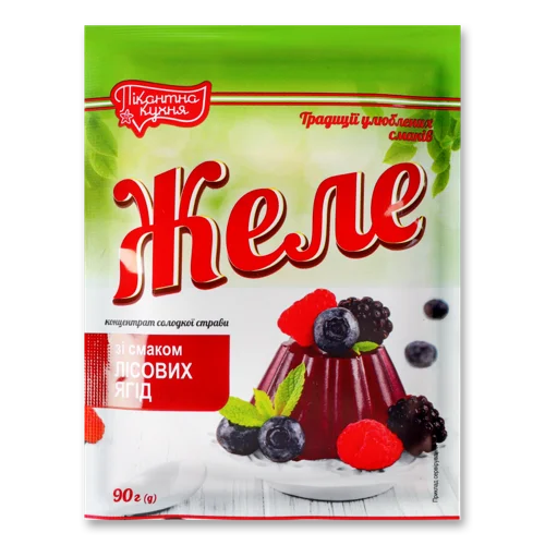 Желе Лісових Ягід, Пікантна Кухня, в/ґ, 90г