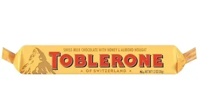 Молочний шоколад Toblerone з медово-мигдальною нугою 35г