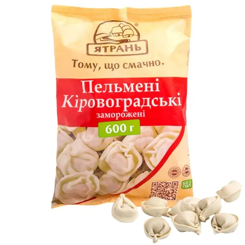 Пельмені Ятрань Кіровоградські заморожені 600г