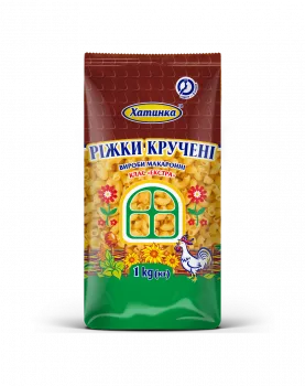 Макарони ріжки Хатинка В*, 1кг