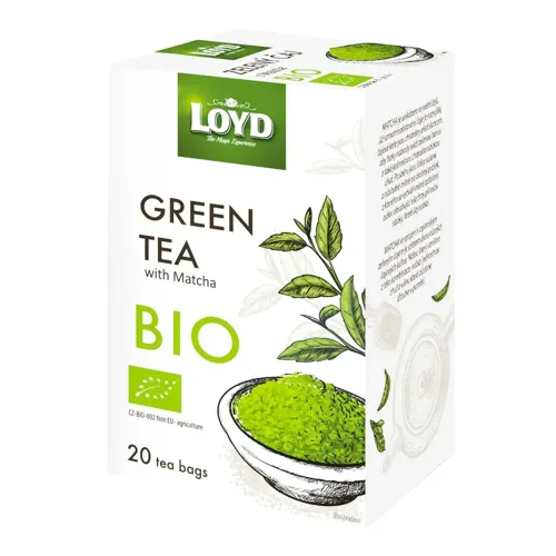 Чай зелений Loyd Bio матча 1,7г*20шт