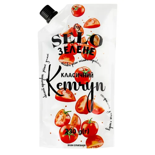 Кетчуп Selo Зелене Класичний 230г