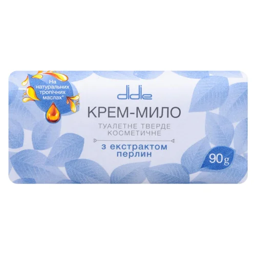 Крем-мило туалетне Didie косметичне з екстрактом перлин 90г