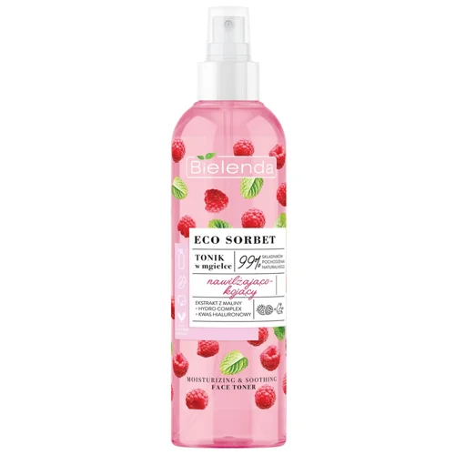 Тонік Bielenda Sorbet Raspberry для обличчя заспокійливий 200мл