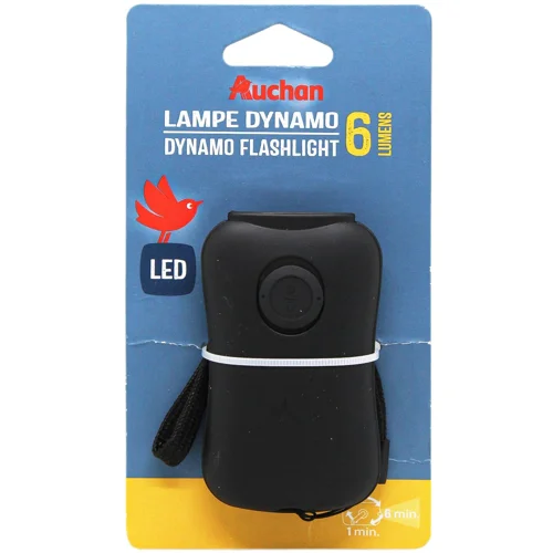 Ліхтарик Auchan LED ручний з динамо