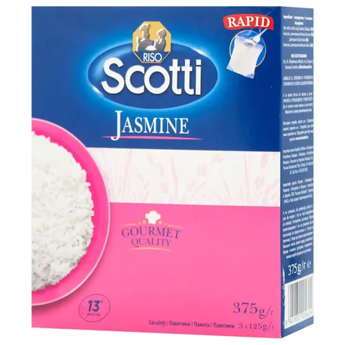 Рис Riso Scotti Jasmine довгозернистий 3х125г