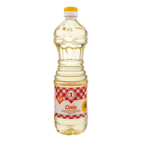 Олія соняшникова рафінована №1 п/пл 850мл