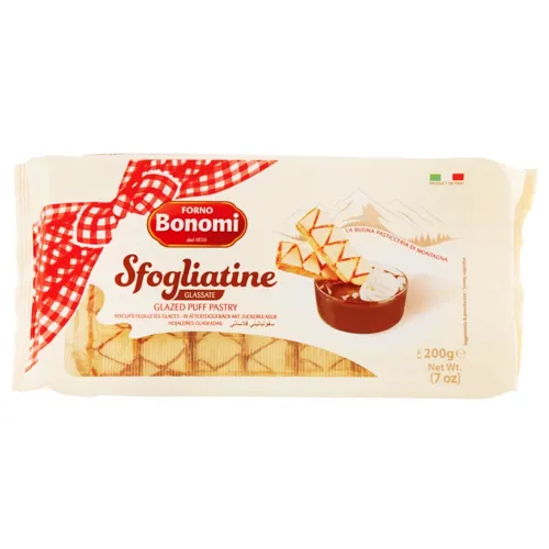Печиво Bonomi Sfogliatine Glassate листкове 200г