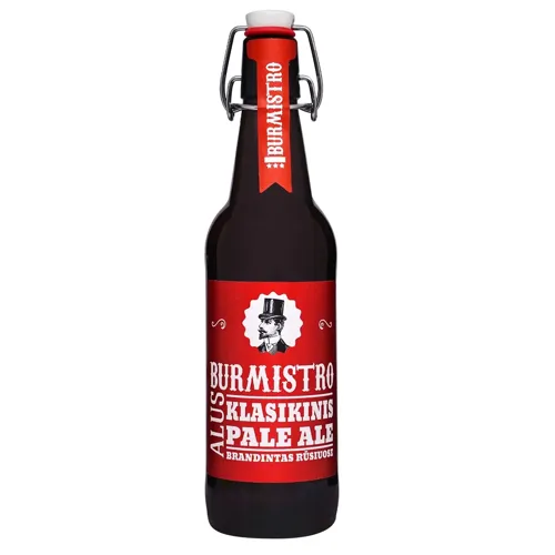 Пиво Kauno Alus Burmistro Klasikinis Pale Ale напівсвітле 5% 0,5л