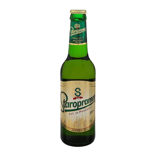 Пиво Staropramen світле пастеризоване 4.2% 0.33л