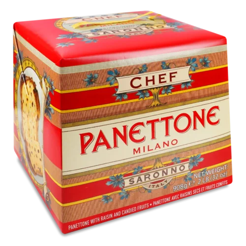 Кекс Chef D'Italia «Панеттоне» клаcичний родзинки-цукати