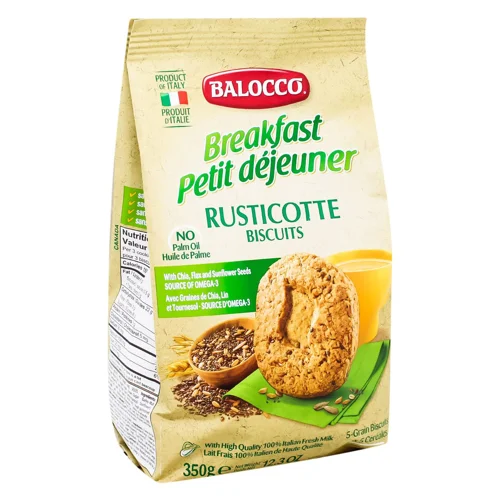 Печиво Balocco Rusticotte зерново-насіннєве 350г
