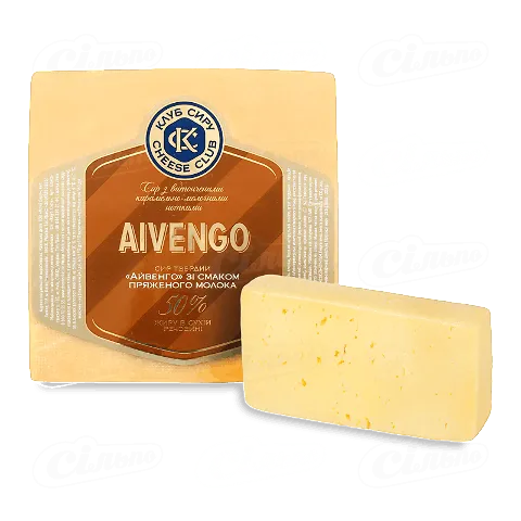 Сир «Клуб Сиру» «Айвенго» пряжене молоко 50%, кг