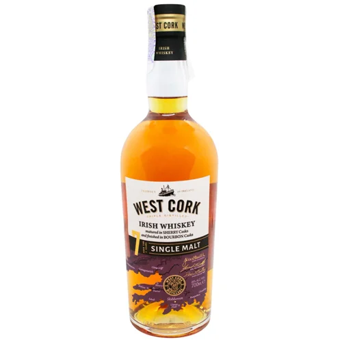 Віскі West Cork 7 років 46% 0,7л