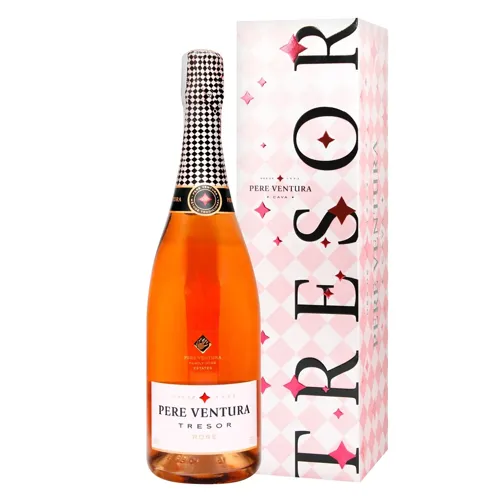 Вино ігристе Pere Ventura Tresor Rose рожеве брют 11.5% 0,75л