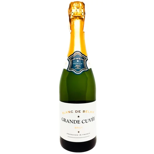 Вино ігристе Blanc de Belair Grande Cuvee брют біле 11% 0,75л