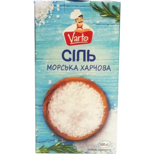 Сіль Varto морська помол 1 500г
