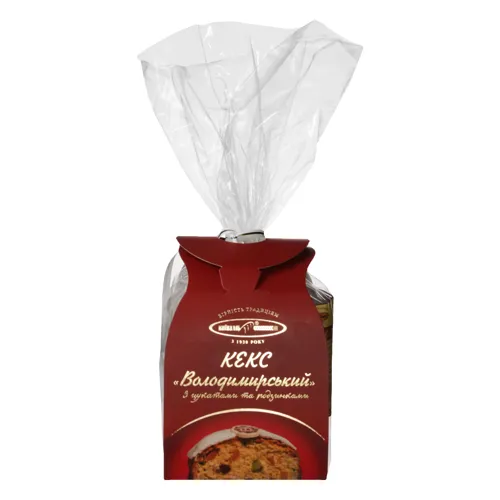Кекс з цукатами та родзинками Володимирський Київхліб