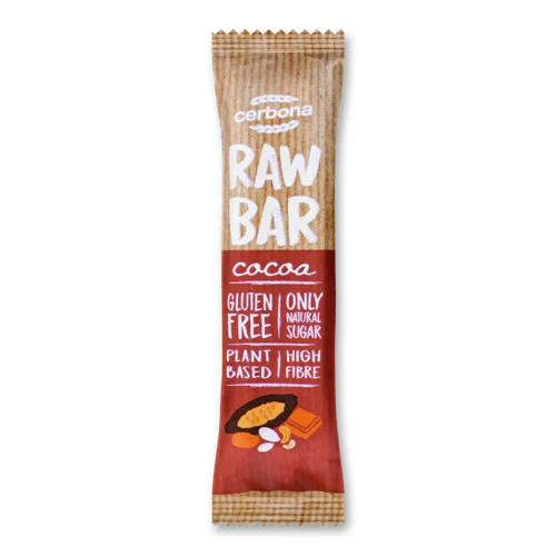Батончик Raw Bar Кеш'ю Та Мигдаль З Какао, б/глютену, 30 г