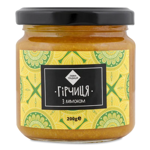 Гірчиця З Лимоном, Вищого Ґатунку, С/Б 200г