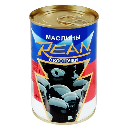 Маслини Rean з кісточкою 300г