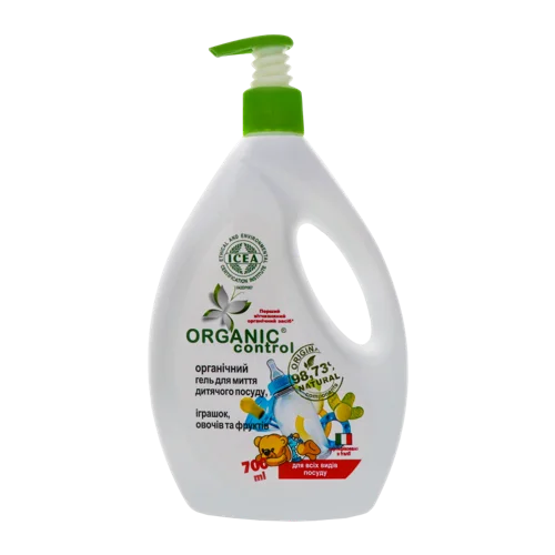 Гель для миття дитячого посуду Organic Control, 700 мл