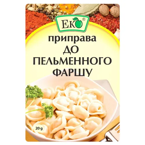 Приправа Еко до пельменного фаршу 20г