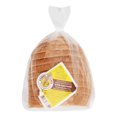 Хліб половинка в нарізці Пасічний Хлібна хата м/у 310г