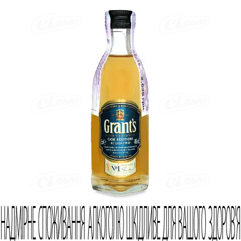 Віскі Grant's Ale Cask, 0,05л